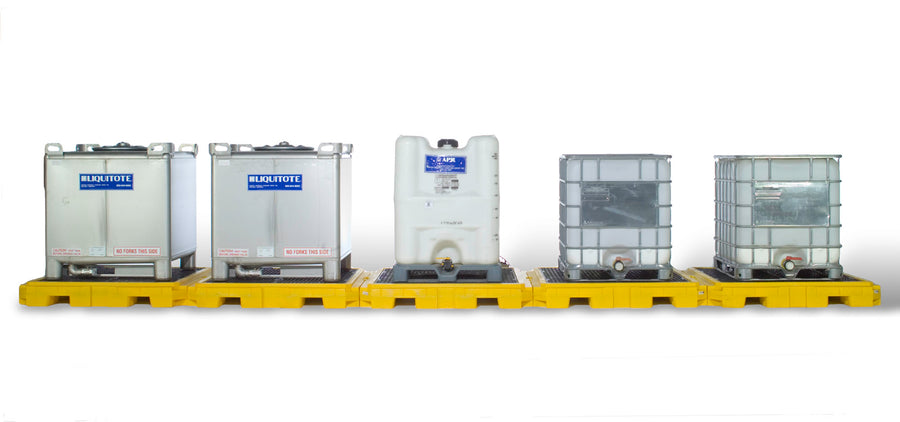 5-Tank Indoor Ultra-Modular IBC SpillPallet