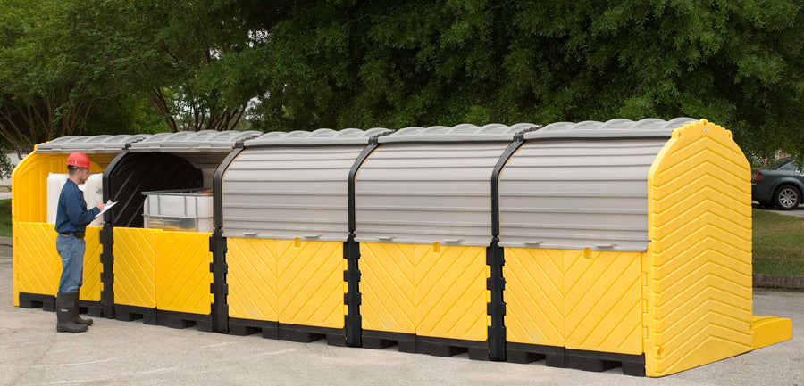 5-Tank Outdoor Ultra-Modular IBC SpillPallet