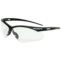 Thumbnail for SureWerx™ Jackson® SG Safety Glasses, Black Frame w/ Clear Anti-Fog Lens, 1/Each