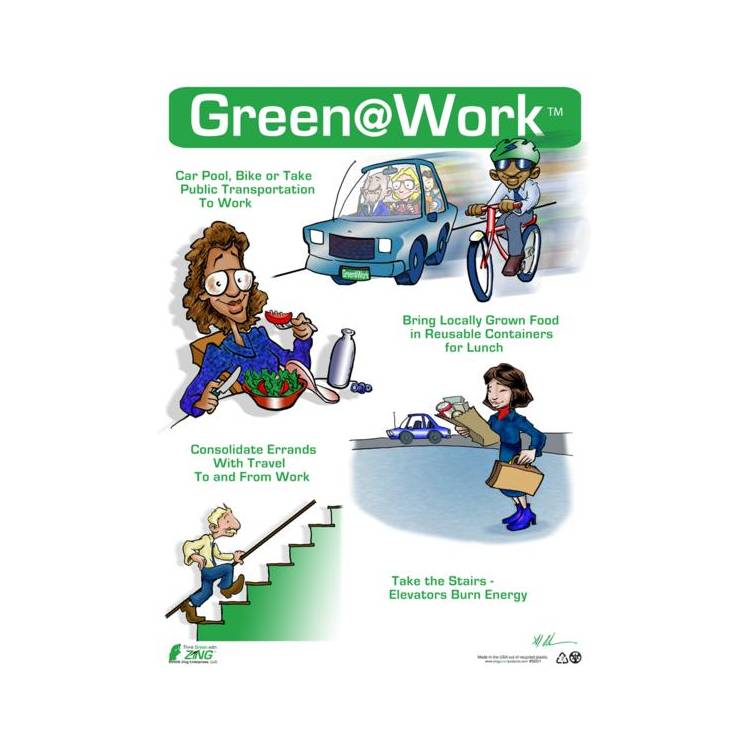 ZING Eco Poster, Lobby, 22X16- Model 5001