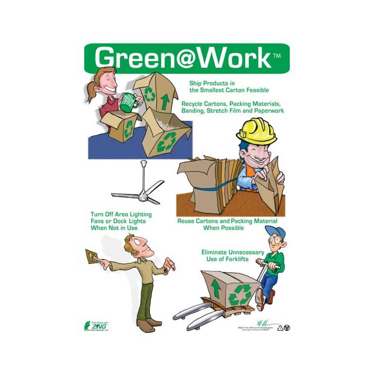 ZING Eco Poster, Warehouse, 22X16- Model 5007