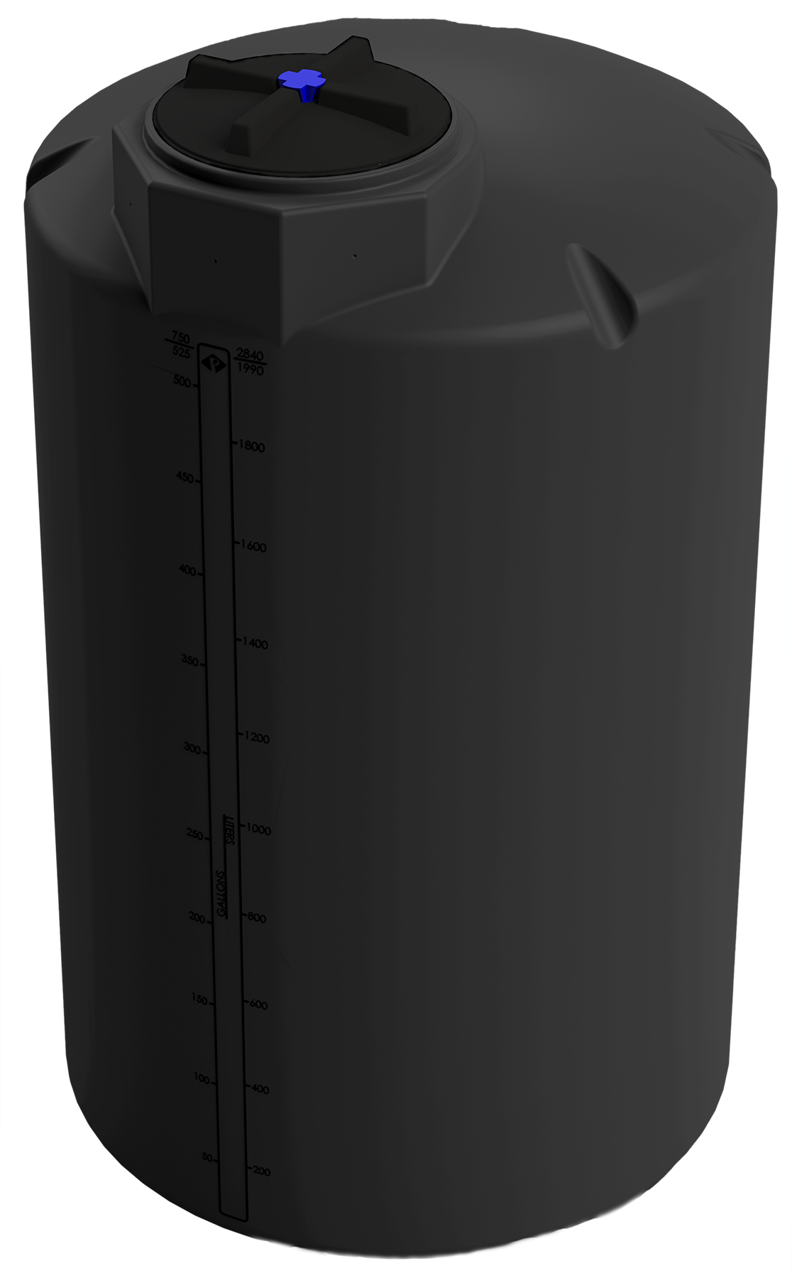 525 Gal ProChem® Potable Water Tanks - LPE 1.0 FDA - Black