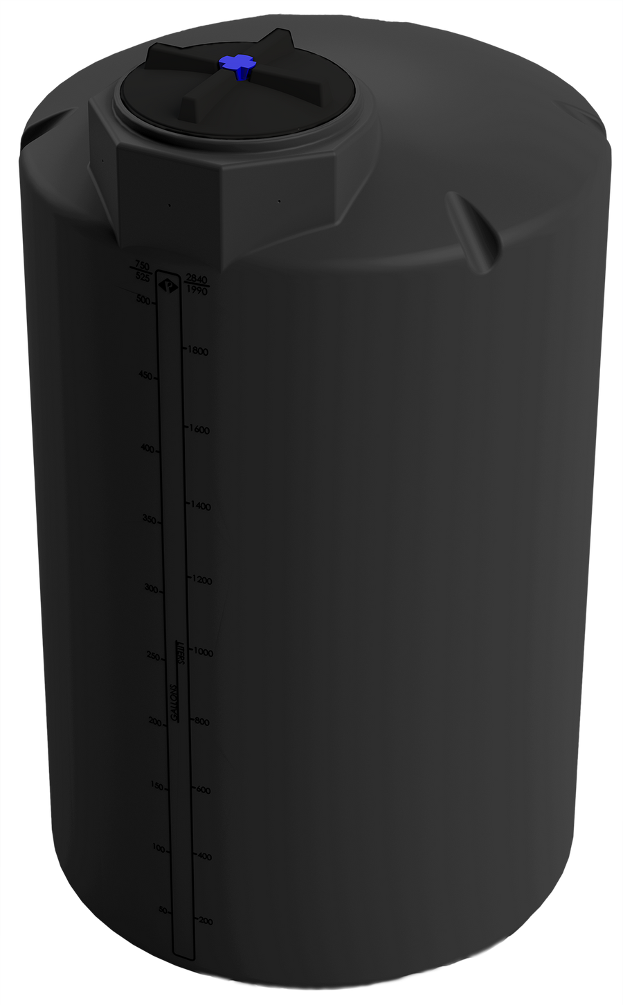 525 Gal ProChem® Potable Water Tanks - LPE 1.0 FDA - Black