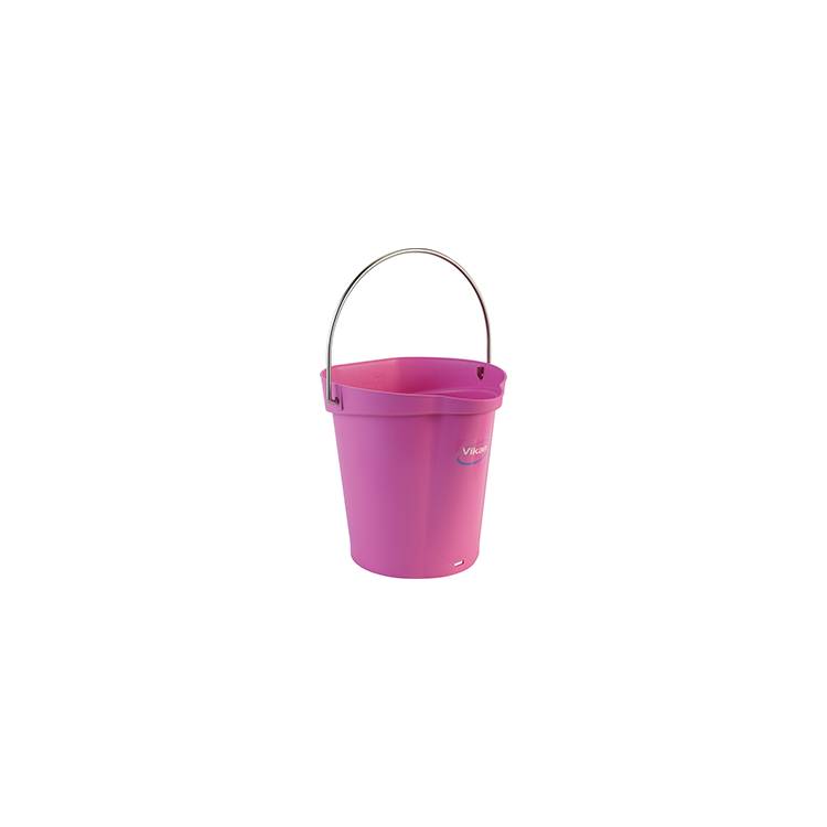 Pail,1.5 gal.,PP/SS,Pink - Model 56881