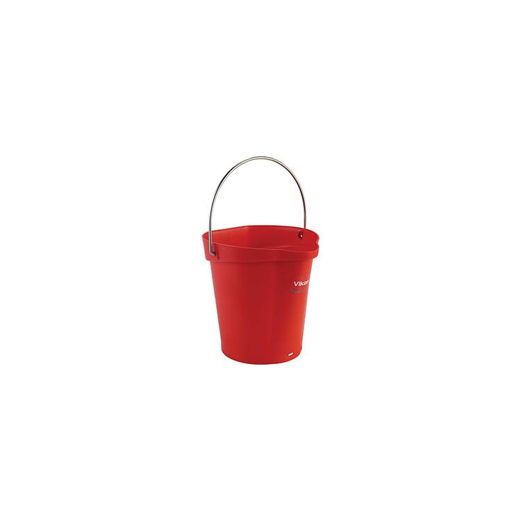 Pail,1.5 gal.,PP/SS,Red - Model 56884