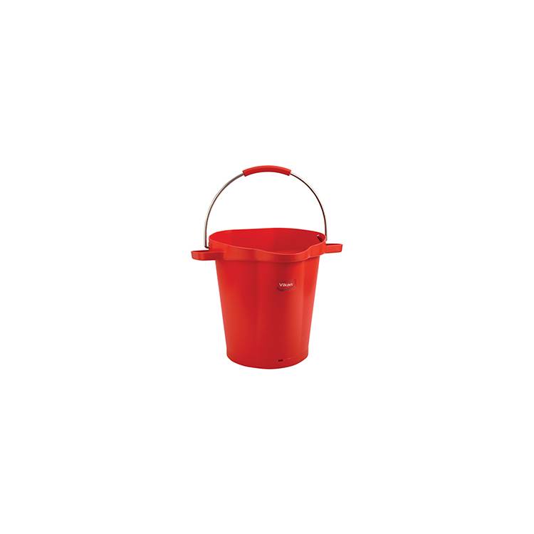 Pail,5 gal.,PP/SS,Red - Model 56924