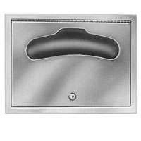 Thumbnail for Bradley Bx 500 Sheet Recessed Seat Cover Dispenser - 11-3/8