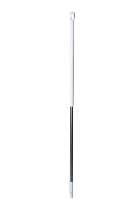 60" Stainless Steel Handle White