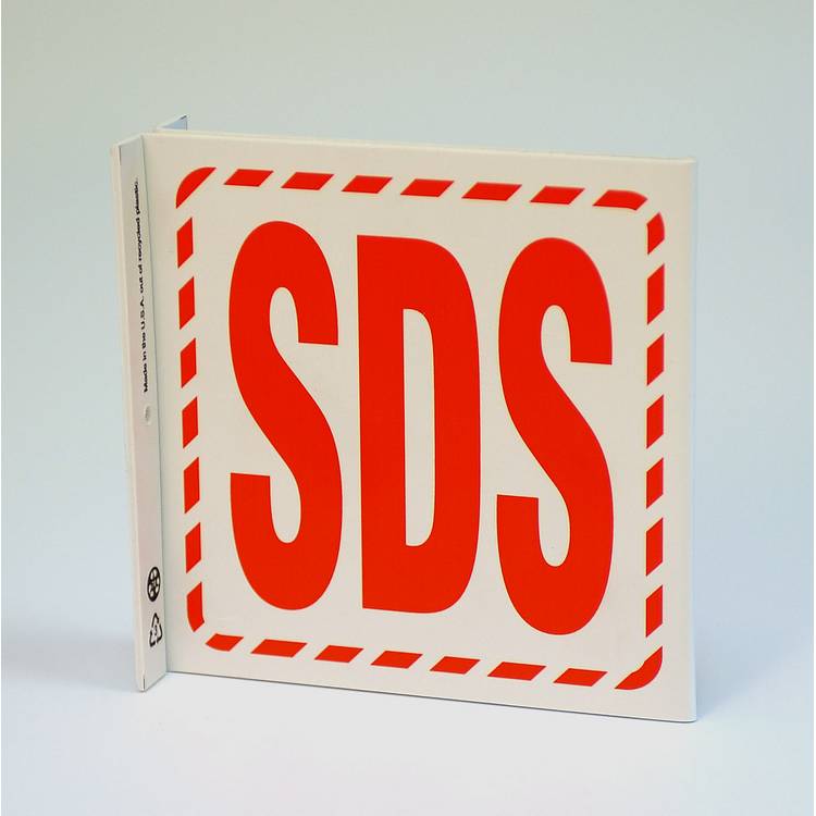 ZING Eco GHS L Sign, 7X7- Model 6050