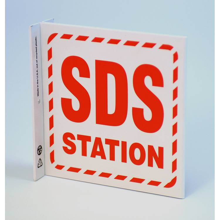 ZING Eco GHS L Sign, 7X7- Model 6054