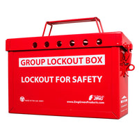 Thumbnail for ZING Group Lockout Box (Red)- Model 6061R