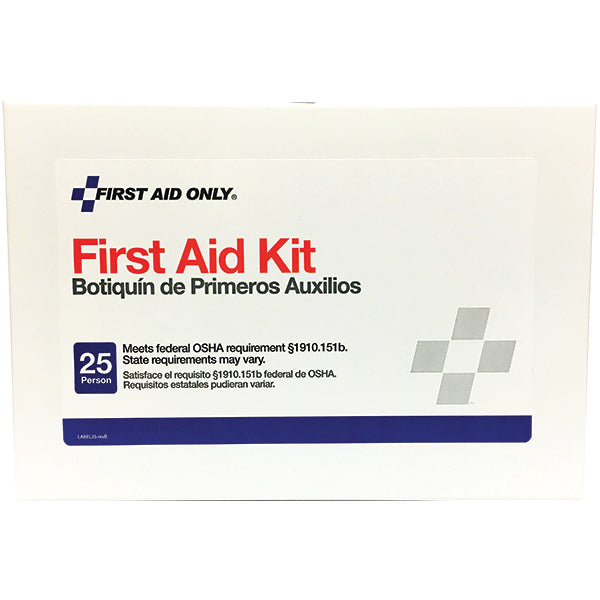25-Person First Aid Kit w/ Hangers