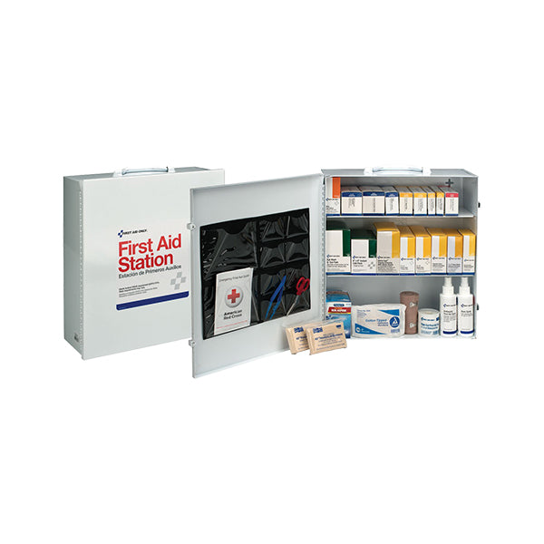 3-Shelf, 100-Person Industrial First Aid Station