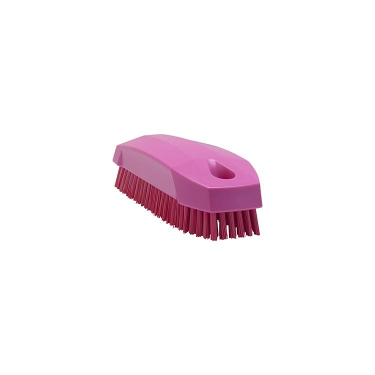 Brush,Nail,Stiff,PP/PBT,Pink - Model 64401