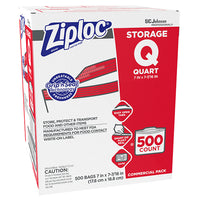 Thumbnail for SC Johnson Professional® Ziploc® Brand Storage Bags, Quart Size, 7