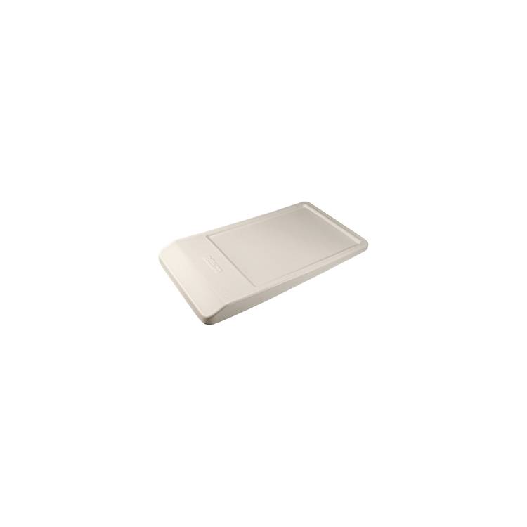 Lid,Angled Dump,PE,White - Model 69025