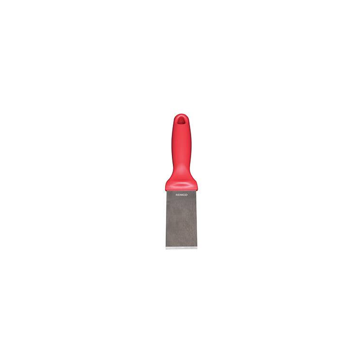 Stainless Steel Scraper, 1.5", Red - Model 69714