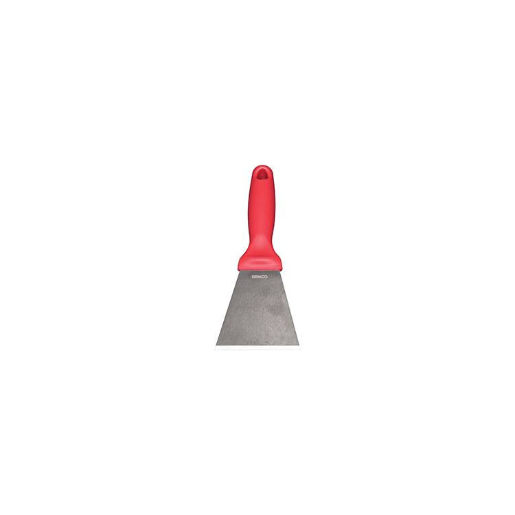 Stainless Steel Scraper, 3.0", Red - Model 69724
