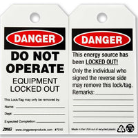 Thumbnail for ZING Eco Safety Tag, 10/Pack- Model 7010