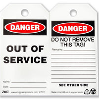 Thumbnail for ZING Eco Safety Tag, 10/Pack- Model 7011