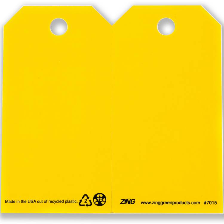 ZING Eco Safety Tag, 10/Pack- Model 7015
