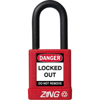 Thumbnail for ZING Padlock, Keyed Different, Red- Model 7030