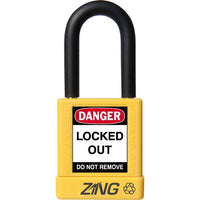 Thumbnail for ZING Padlock, Keyed Different, Yellow- Model 7038