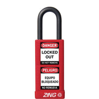 Thumbnail for ZING Padlock, Keyed Different, Red- Model 7070