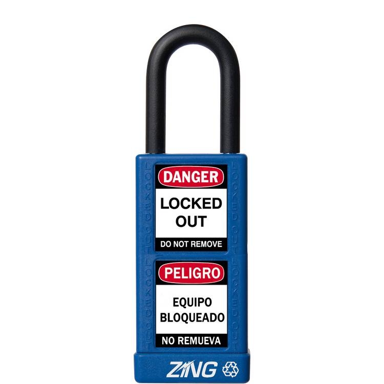 ZING Padlock, Keyed Alike, Blue- Model 7073