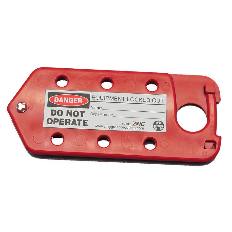 ZING Hasp-Tag Combination Lockout- Model 7102