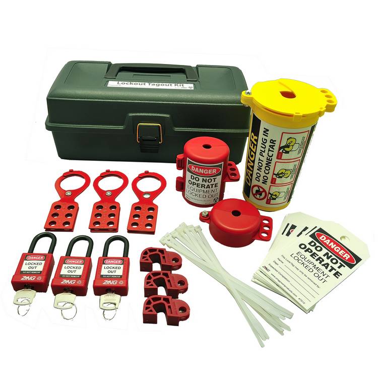 ZING Lockout Tagout Box, 32 Component- Model 7129