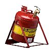 Justrite 5-Gallon Tilt Safety Can with 902 Faucet - Red
