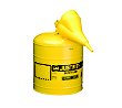Justrite 5-Gallon Type I Safety Can with Funnel - Yellow
