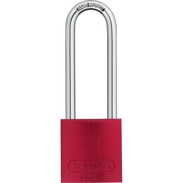 ZING Alum Padlock, Keyed Diff, Red- Model 7200