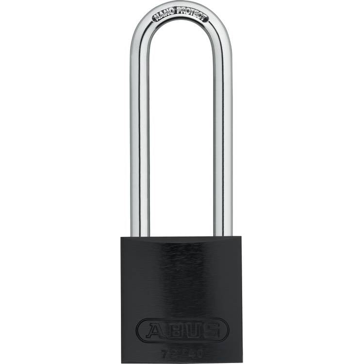 ZING Alum Padlock, Keyed Diff, Black- Model 7202