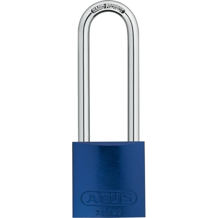 ZING Alum Padlock, Keyed Diff, Blue- Model 7203