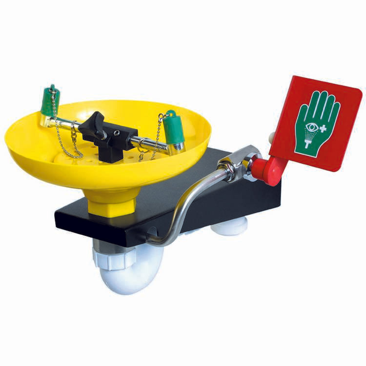 Hughes Eye/Face Wash, Wall Mount, Open ABS Bowl