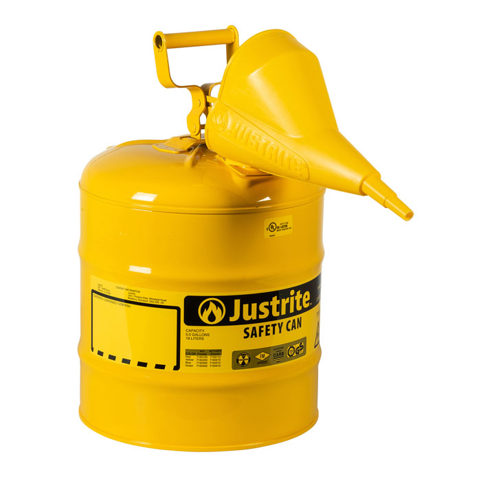 JUSTRITE UI50FSY UI50FSY SAF CAN W/F15 YEL/T1