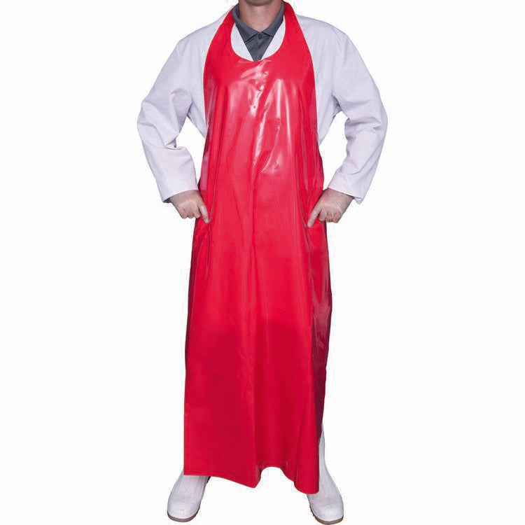 Top Dog 6 Mil Apron w/ 50" Length - Red