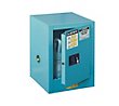 Justrite 4-Gallon Sure-Grip EX Self-Closing Countertop Acid Cabinet - Blue