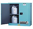 Justrite 30-Gallon Manual-Close Acid Cabinet - Blue