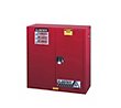 Justrite 30-Gallon Sure-Grip EX Manual-Close Cabinet - Red, 44" x 43" x 18"