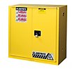 Thumbnail for Justrite 30-Gallon Bifold Safety Cabinet - Gray