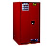 Justrite 96-Gallon Sure-Grip EX Self-Closing Sliding-Door Cabinet - Red