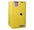 Thumbnail for Justrite 72-Gallon Manual-Close Paint & Ink Cabinet - Yellow