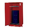 Justrite 55-Gallon Sure-Grip EX Manual-Close Vertical Drum Storage Cabinet - Red