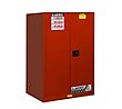 Justrite 90-Gallon Sure-Grip EX Manual-Close Cabinet - Red