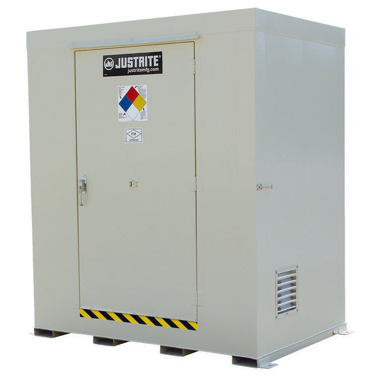 OUTDOOR SAFETY LOCKER, NON-COMBUSTIBLE, 6 DRUM