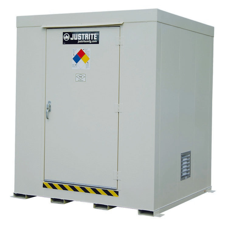 OUTDOOR SAFETY LOCKER, NON-COMBUSTIBLE, 9 DRUM