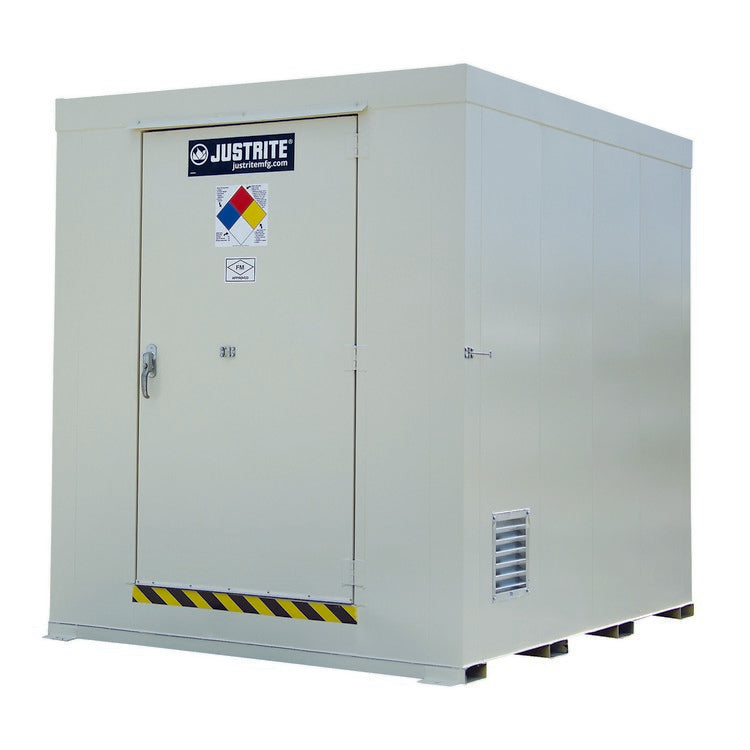 OUTDOOR SAFETY LOCKER, NON-COMBUSTIBLE, 12 DRUM